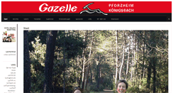 Desktop Screenshot of gazelle-pforzheim.de